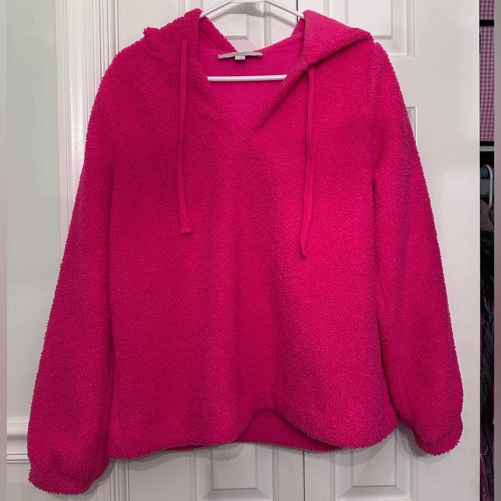 LOFT Hot Pink Hoodie